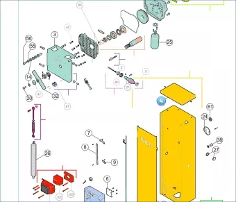 Nice PD1284A0000 Cover of the WIDE M barrier housing