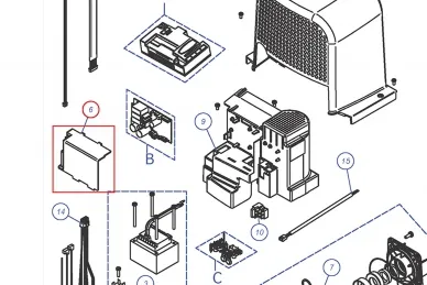 Nice PD2183A0002 engine control board cover