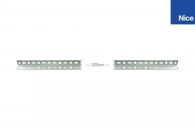 Nice Perforierter Winkel L=2000 mm