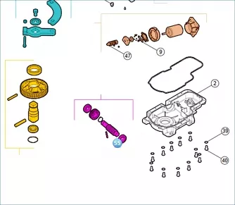 NICE PMCU32005.4630 Łożysko stożkowe wałka pośredn