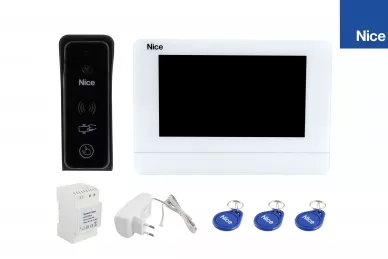 Nice Pro Two Kit Video intercom set with a touch screen