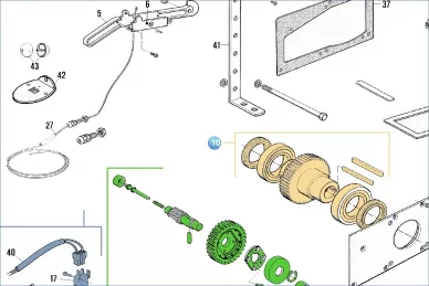 Nice PRSU01E Shaft kit SU2000VR01