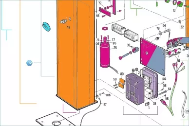 Nice PRWL06 Zespół naprawczy wału głównego WIL4