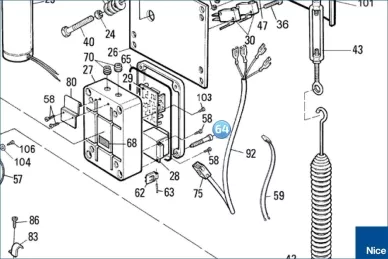 Nice Screw the housing control panel