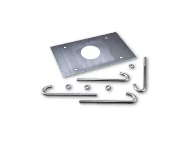 Nice SIA1 anchorage base with clamps