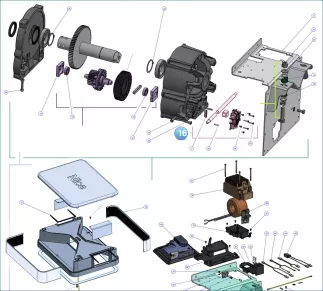 Nice SPAMG087A00A Unlocking kit MLBAR