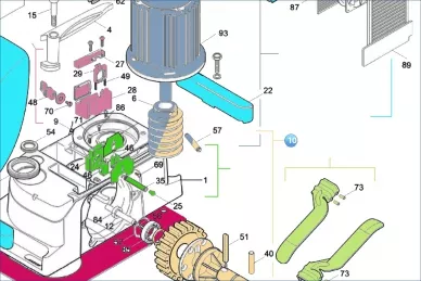 Nice SPAMG173B00A Driven shaft kit RUN 220V