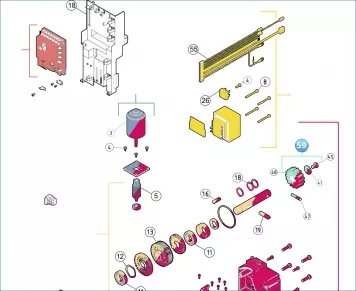 Nice SPAMG218A00 Zespół koła zebatego wyjsciowego NKSL400