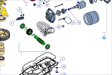 Nice SPMTG03500 Zespół silnika 220V BM4000 