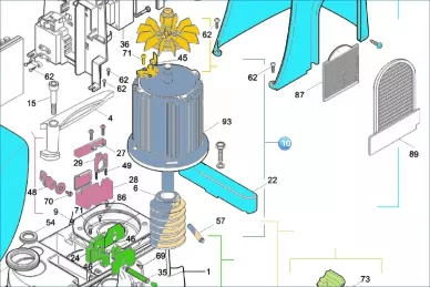 Nice SPMTG05900A Electric motor kit RUN1800/2500