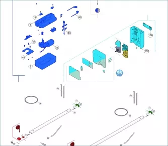 Nice SPSPY00003 Zespól przedniej pokrywy SPYBOxx