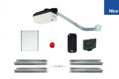 Nice SPY 650 HS Set mit Türschiene für den Bereich 10m² HI-SPEED