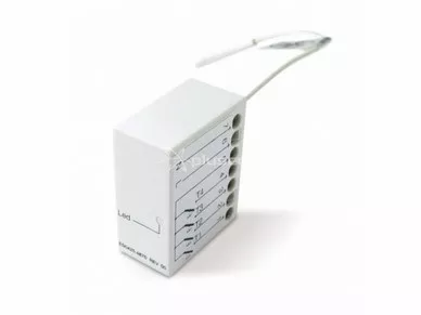 Nice TTX4 nadajnik do zabudowy podtynkowej w puszce elektrycznej, zasilanie z sieci 230V, 4 - kanałowy