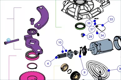 Nice V10X80B śruba ogranicznika BigMetro