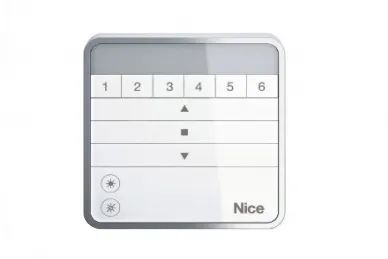 Nice W6S 6-channel Pliot with climate sensor support