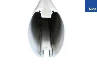 Nice XBA15 white paint-finished aluminium bar 3,15m
