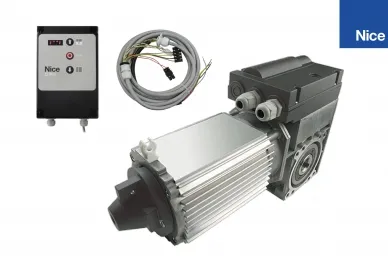 Nice Z70 AUTOMATIC TOT Set : actionneur industriel NDCM1122-70-24 EL15 3x400, 70 Nm, unité de contrôle NDCC1000, câble 7 m CA0175A00