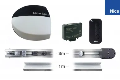Nice Zestaw SPIN6041L MYGO szyna 3m 1m z paskiem