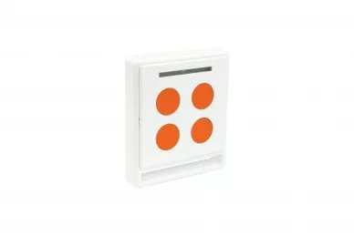 NiceHome ECCO5 Telecomando a 5 canali bianco/arancio