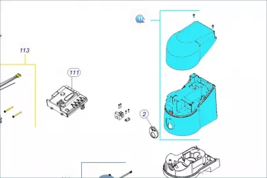 NiceHome SPNHMA001 MAESTRO housing assembly