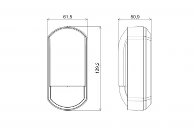 Optex FLX-S-DT-X5 Détecteur intérieur à double technologie PIR/MW