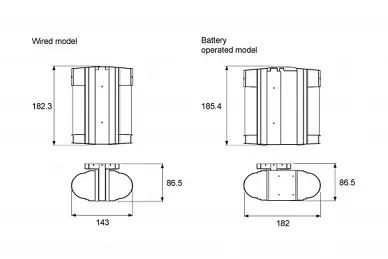 Optex VXI-T BRACKET Halterung für 2 Melder