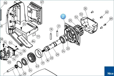 Output flange ROBUS600/1000/ROX (BMG0911.45673)