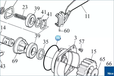 Packing O-RING ROBO (GOR9.5501)