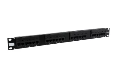 Pannello patch 19'' UTP 24xRJ45 1U