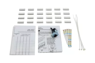 Pannello patch 19'' UTP 24xRJ45 1U