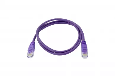 Patchcord UTP cat.5e 1m RJ-45/RJ45 violett