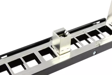 Patchpanel 19'' 24x keystone 1U leer