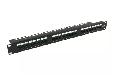 Patchpanel 19'' 24xUTP 1U kat6