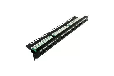 Patchpanel 19'' 24xUTP 1U kat6