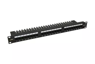 Patchpanel 19'' 24xUTP kat 5e