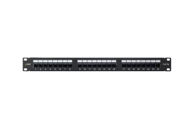 Patchpanel 19'' 24xUTP kat 5e