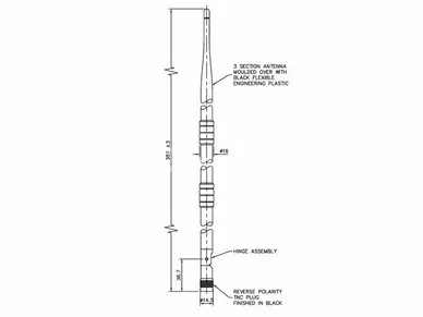PG2409-RPTNC 9dBi RP-TNC Panorama Antennas