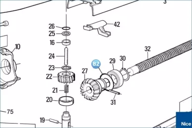 Pierścień dystans. koła stożkowego MOBY (PMCAC41.4630)
