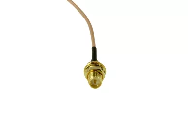 Pigtail MMCX-male crimp - RPSMA-female 20cm