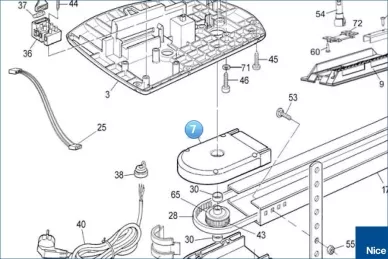 Plastic cover sectional guide (PPD0530R04.4540)