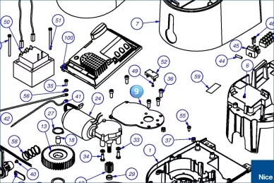 Płyta mocowania silnika HYKE (PMD1909.4610)