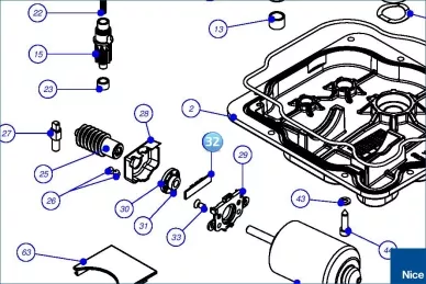 Płytka czujnika enkodera TOONA4024, 5024, 7024, X-Metro, Big Metro (TB199A3)