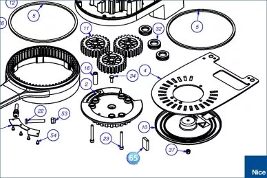 Płytka ogranicznika krańcowego HYKE (PMD1916.4610)