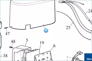 Pokrywa górna ciemnoszara - z wycięciem (RAL7016) ROKIT/ROBO500/ROBO1000 (PPD1870A.4540)