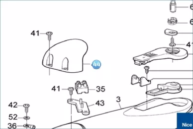 Pokrywa tylnia WINGO RAL 7016 (PPD1876A.4540)