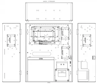 Possible arrangement of modules SATEL