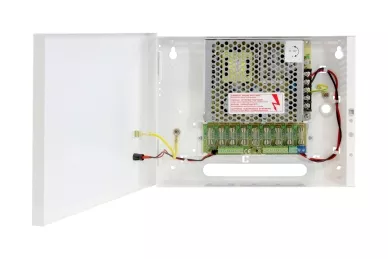 Power supply for up to 9 analog cameras Pulsar PSDC09125T
