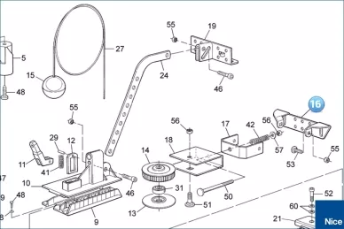 Profile fixing bracket SPIN (PMD0540R01.4610)