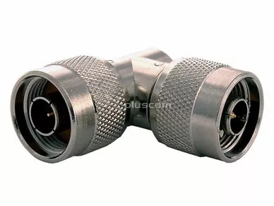 Przejściówka N wtyk - N wtyk (kątowa)