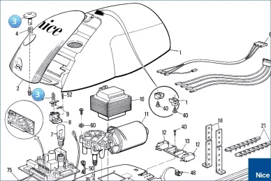 Przycisk ciemnoszary SPIDER (RAL7016) (PPD0126C.4540)